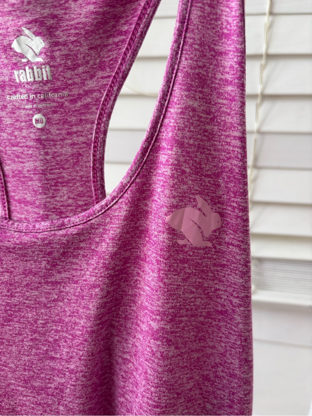 Rabbit EZ Tank Purple Orchid Racerback Running Tank M - Picture 5 of 10